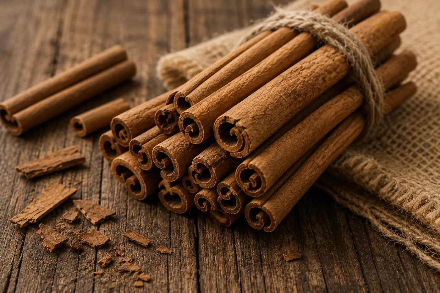 Bundled Indonesian Indonesian cassia cinnamon sticks