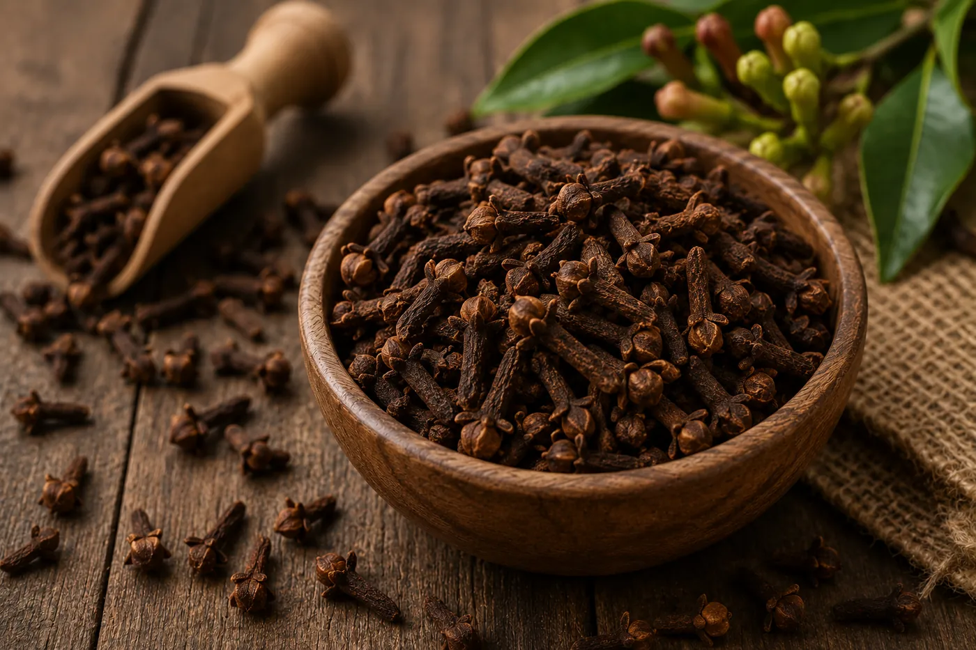 Hand-picked whole Indonesian cloves with high oil content